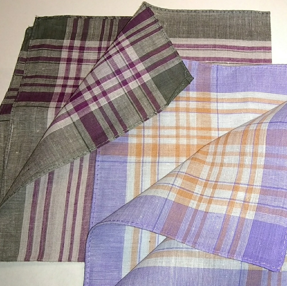 3 Men Handkerchiefs- "Stylish :The Dapper Choice"